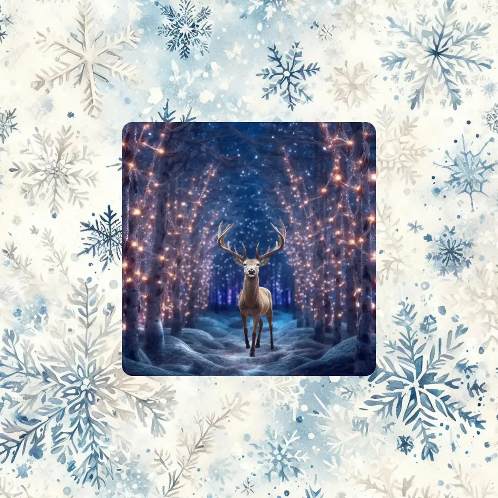 Magnet cerf nocturne