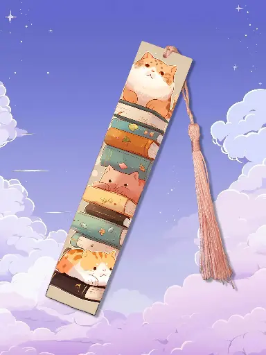 Marque page pile de livres
