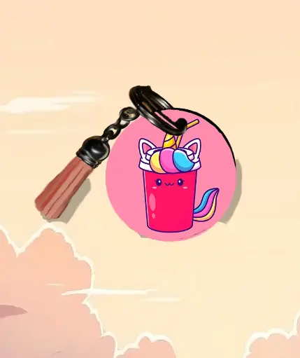 Porte clé licorne kawaï