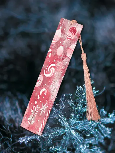 Marque page biscuits de noël 