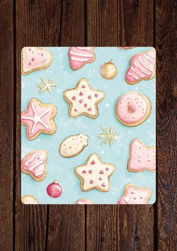 Plaque décorative biscuits de Noël