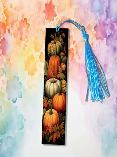 Marque page citrouille