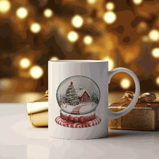 Mug Boule à neige de noël