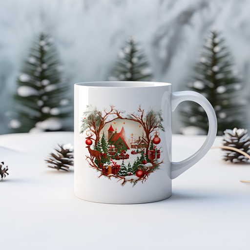 MugPaysage de noël classique