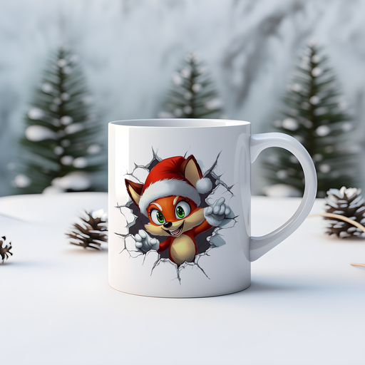 Mug Renard de noël