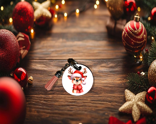 Porte clé Renne de noël